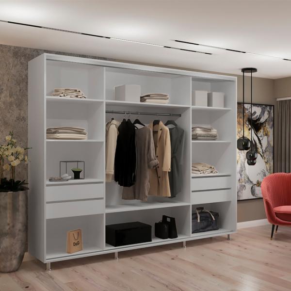 Dulap My-Style Cupe 270 x 60 x 210 / PAL / Ashen photo 3