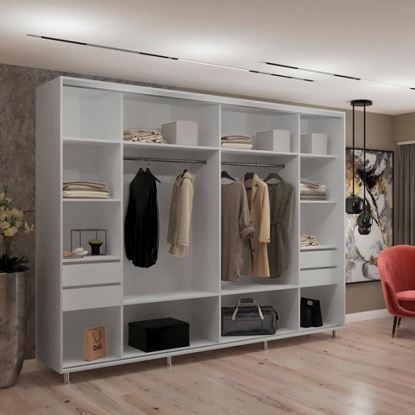 Dulap My-Style Cupe 300 x 60 x 210 / PAL / Ashen photo 2