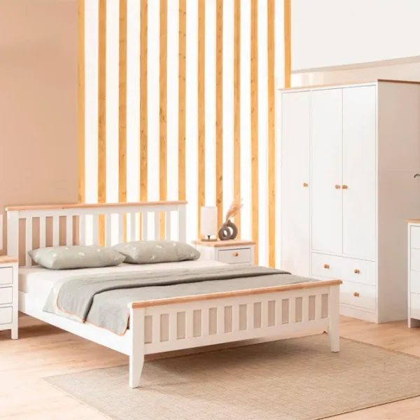 Кровать Trendy Inci 160 x 200 см / МДФ / Белый photo 7
