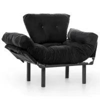 Fotoliu Trendy Nitta Single Black Black photo 4