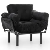 Fotoliu Trendy Nitta Single Black Black photo 5