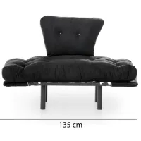 Fotoliu Trendy Nitta Single Black Black photo 10