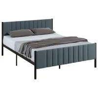 Кровать Trendy Lotus 120 x 200 см / Металл / Антрацит