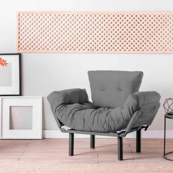Fotoliu Trendy Nitta Single Black Gray photo 2