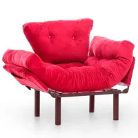 Fotoliu Trendy Nitta Single Black Red photo 6