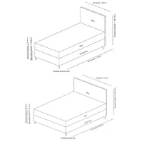 Pat Trendy Vitalia 160 x 200 cm / MDF / Anthracite photo 4
