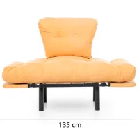 Fotoliu Trendy Nitta Single Black Yellow photo 10