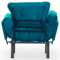 Fotoliu Trendy Nitta Single Black Turquoise photo 8