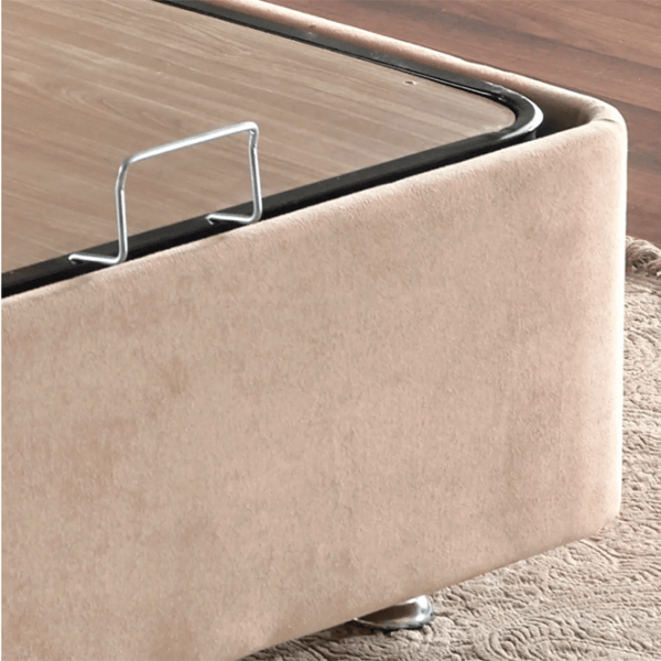 Pat Trendy Ela Double 180 x 200 cm / Oțel / Light Brown photo 7