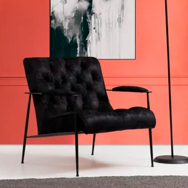 Fotoliu Trendy Matilda Black Black photo 3