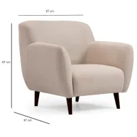Fotoliu Trendy Enna Brown Beige photo 5