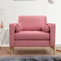 Fotoliu Trendy Roma Gold Pink photo 3