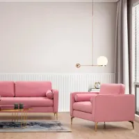 Fotoliu Trendy Roma Gold Pink photo 5