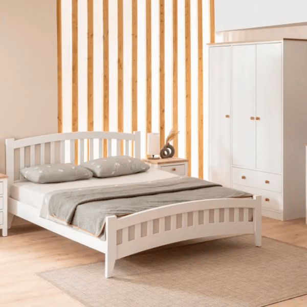 Кровать Trendy Lrya 120 x 200 см / МДФ / Белый photo 4