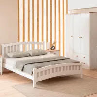 Кровать Trendy Lrya 120 x 200 см / МДФ / Белый photo 4