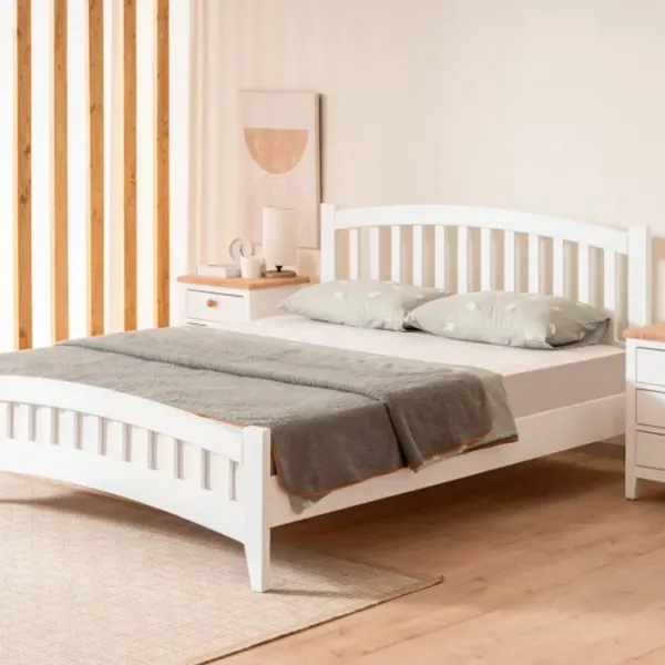 Кровать Trendy Lrya 160 x 200 см / МДФ / Белый photo 2