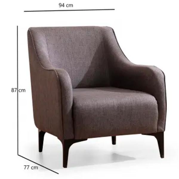Fotoliu Trendy Belissimo Black Gray photo 6
