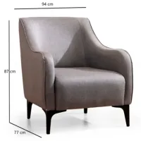 Fotoliu Trendy Belissimo Black Light Gray photo 5