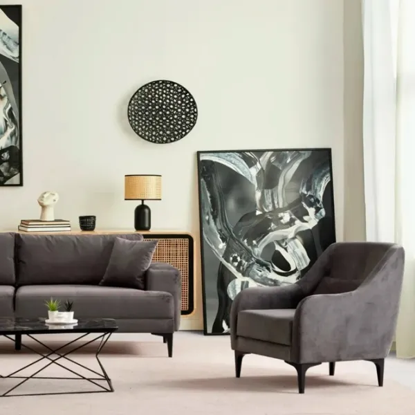 Fotoliu Trendy Astana Black Antracit photo 5
