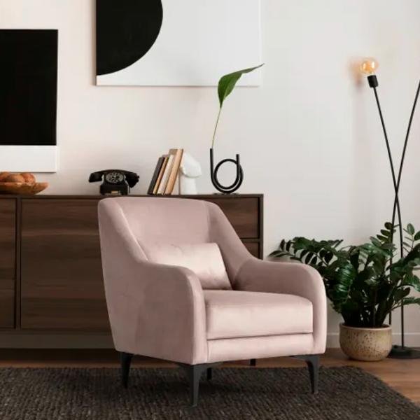 Fotoliu Trendy Astana Black Beige photo 3