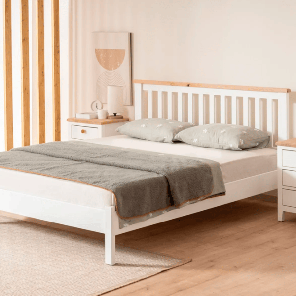 Кровать Trendy Fidan 120 x 200 см / МДФ / Белый photo 3