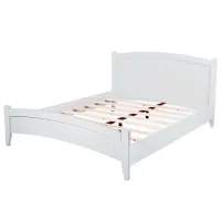 Кровать Trendy Karya 160 x 200 см / МДФ / Белый