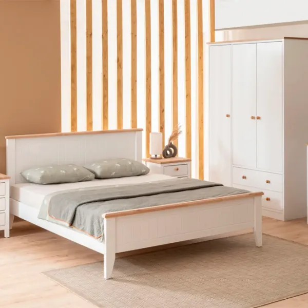 Кровать Trendy Uren 160 x 200 см / МДФ / Белый photo 5