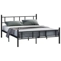 Кровать Trendy Akin 140 x 200 см / Металл / Черный