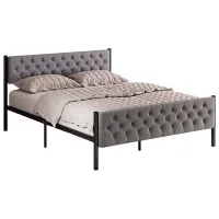 Кровать Trendy Stil 150 x 200 см / Металл / Серый