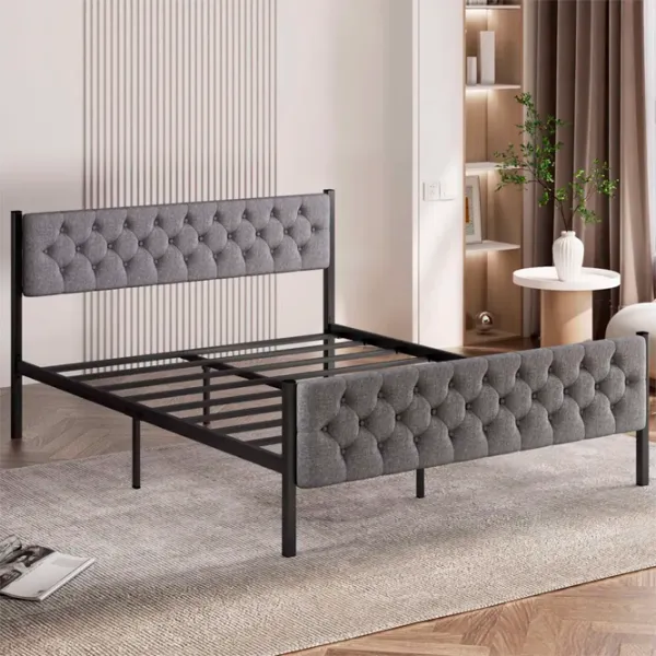 Кровать Trendy Stil 150 x 200 см / Металл / Серый photo 4