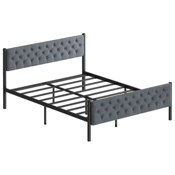 Pat Trendy Stil 160 x 200 cm / Metal / Gray photo 6