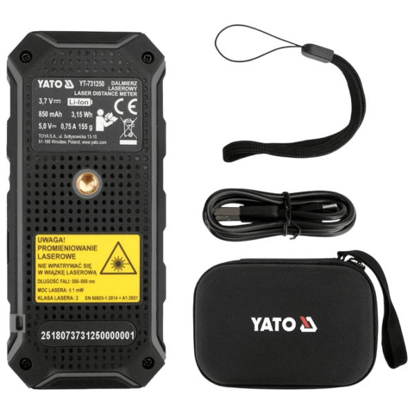 Телеметр Yato YT-731250 Аккумулятор / 1 мВт photo 3
