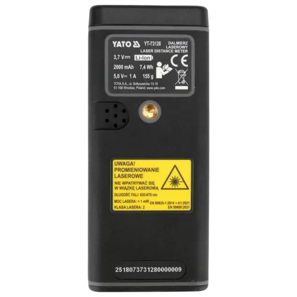 Телеметр Yato YT-73128 Аккумулятор / 1 мВт photo 6