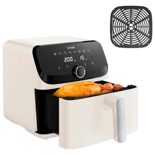 Friteuză-cuptor Tefal Fry Mega 2020 W / Beige photo 3