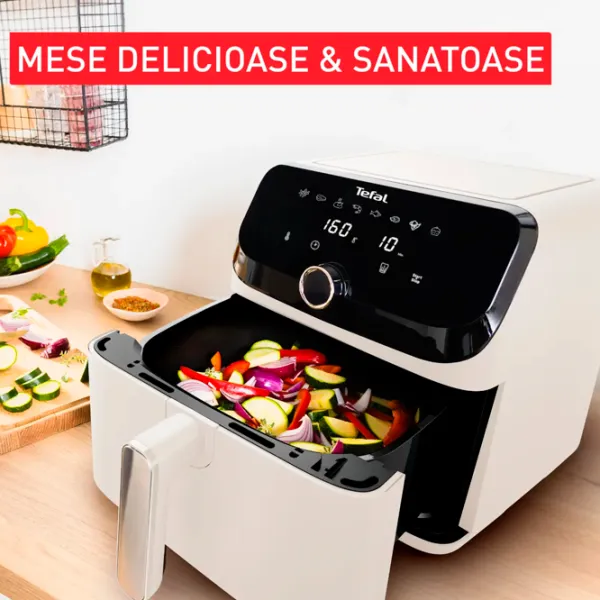 Friteuză-cuptor Tefal Fry Mega 2020 W / Beige photo 5