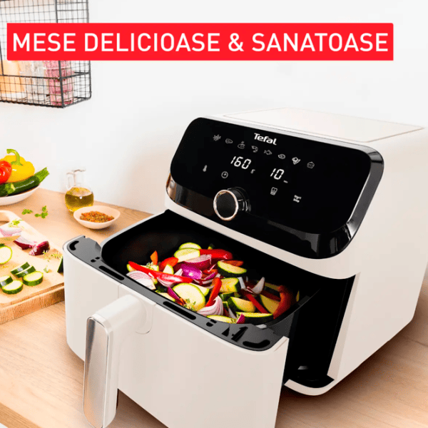 Friteuză-cuptor Tefal Fry Mega 2020 W / Beige photo 5