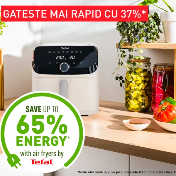 Friteuză-cuptor Tefal Fry Mega 2020 W / Beige photo 7