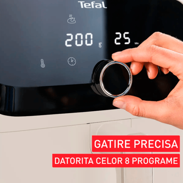 Friteuză-cuptor Tefal Fry Mega 2020 W / Beige photo 8