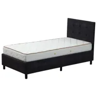Кровать Trendy Set Hira 150 x 200 см / ДСП меламин / Антрацит