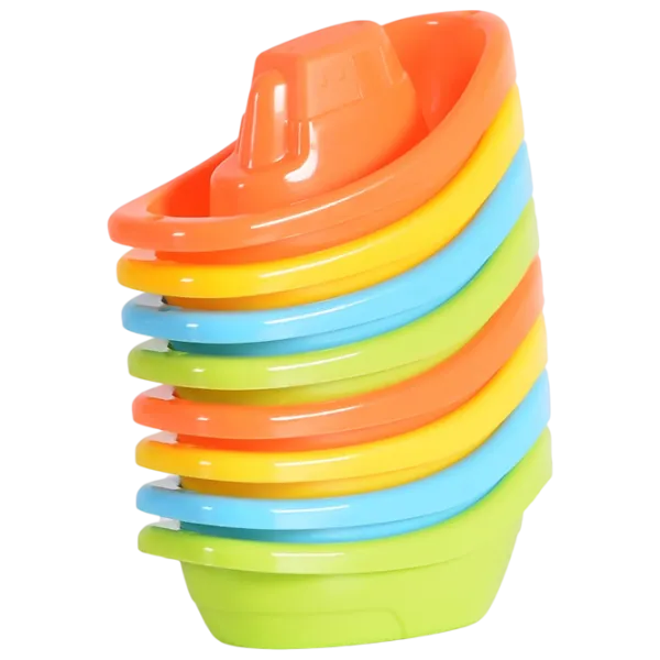 Игрушки для ванной Moni Stacking Boats de la 12 luni photo 3