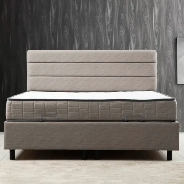 Кровать Trendy Set Motya 150 x 200 см / ДСП меламин / Светло Серый photo 5