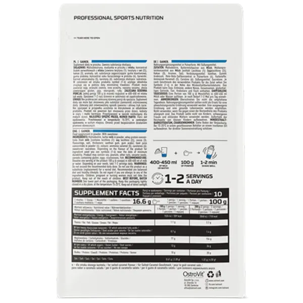 Gainer OstroVit w.chocolate-coconut () 1000 g photo 3