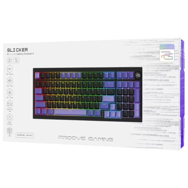 Tastatură Proove Gaming Slicker Special Edition Fără fir / Black photo 7