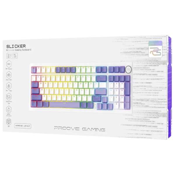Tastatură Proove Gaming Slicker Special Edition Fără fir / White photo 7