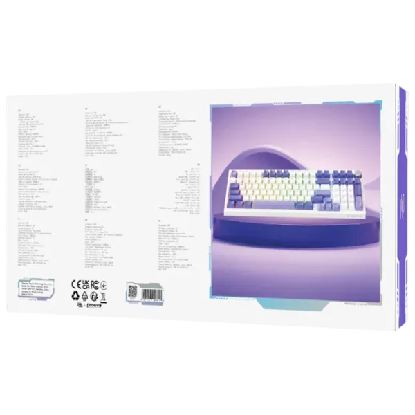 Tastatură Proove Gaming Slicker Special Edition Fără fir / White photo 8