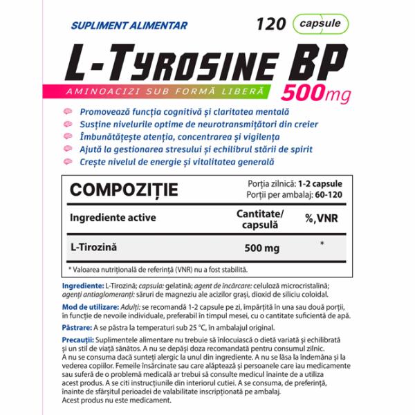 Aminoacizi Balkan Pharmaceuticals L-Tyrosine 120 ()   photo 4
