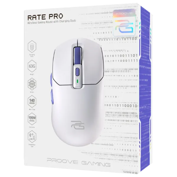 Mouse Proove Rate Pro + charging station USB / White photo 6