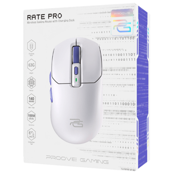 Mouse Proove Rate Pro + charging station USB / White photo 6
