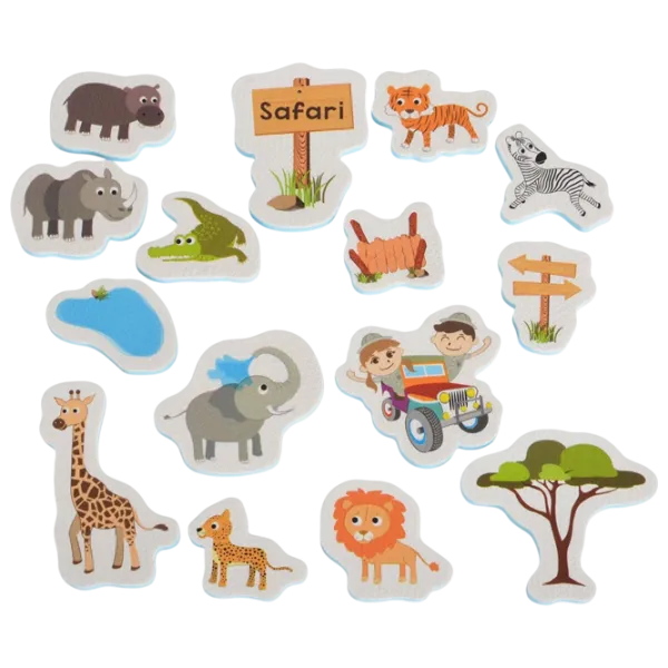 Игрушки для ванной Moni Puzzle Safari от 0 месяцев photo 1