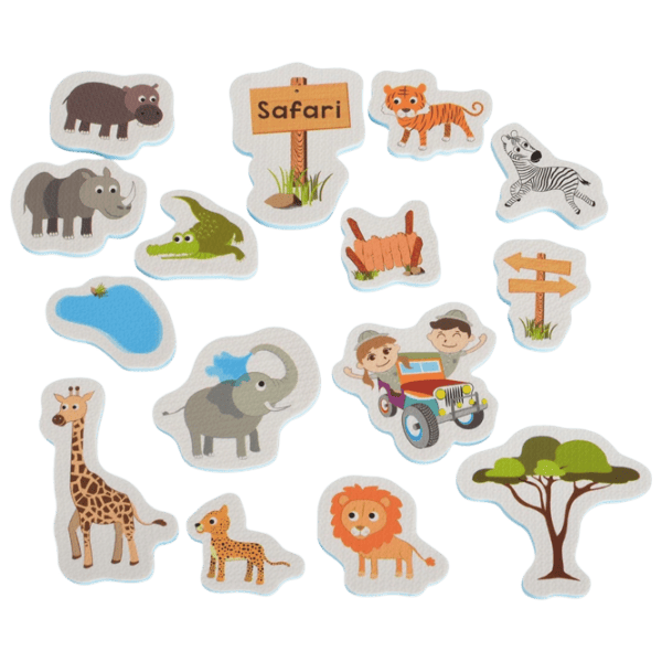 Игрушки для ванной Moni Puzzle Safari от 0 месяцев photo 1